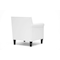 Baxton Studio Thalassa White Modern Arm Chair 85-4325 - alternate 5